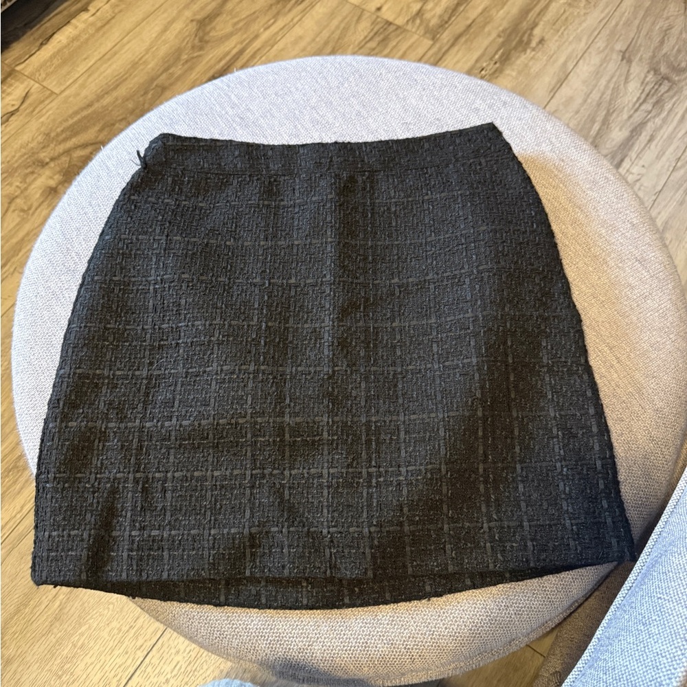Ricki's Black Tweed Mini Skirt